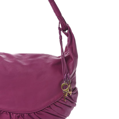 Christian Dior Calfskin Gypsy Hobo Purple 11 of 11
