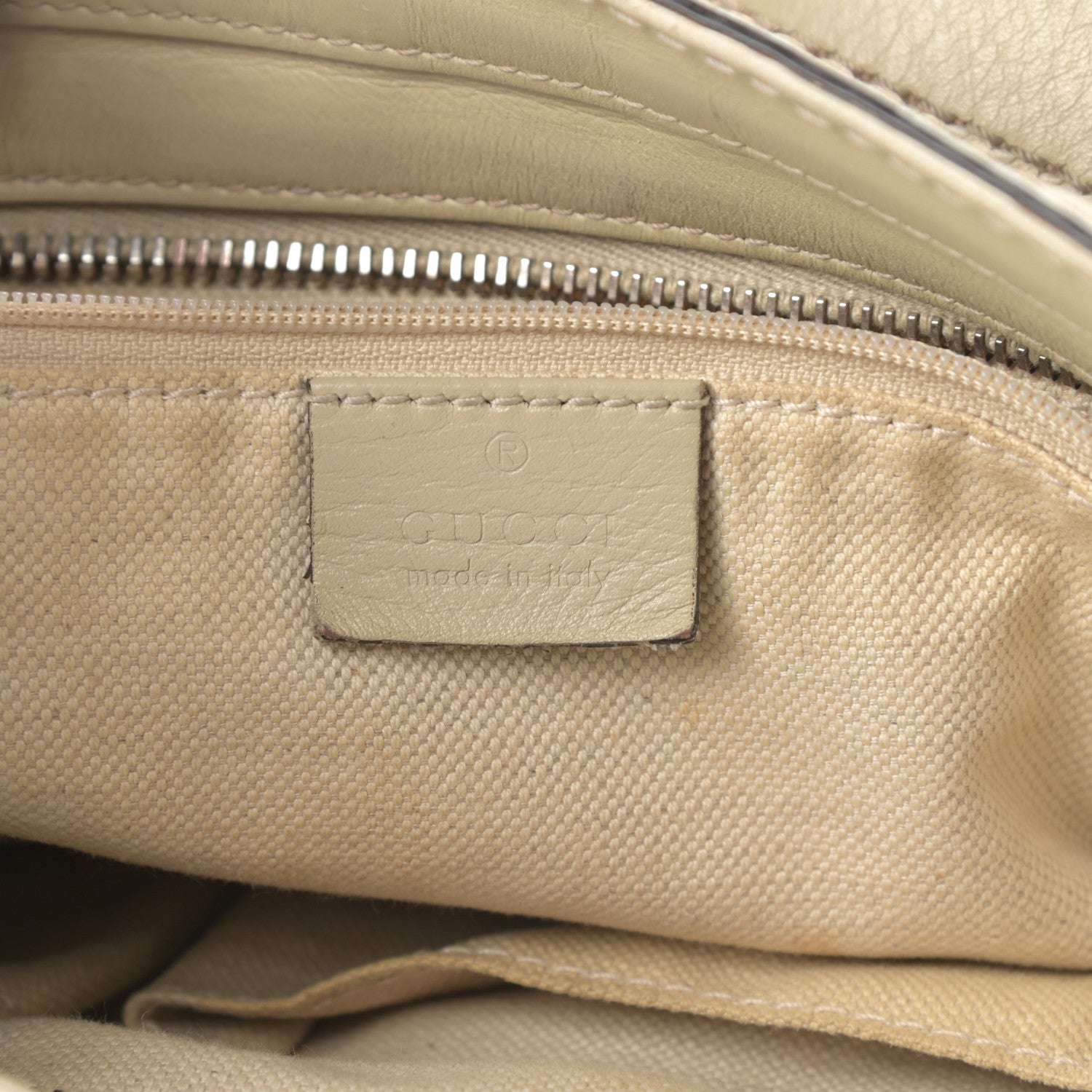 Gucci Monogram Sukey Messenger Bag Taupe 7 of 17