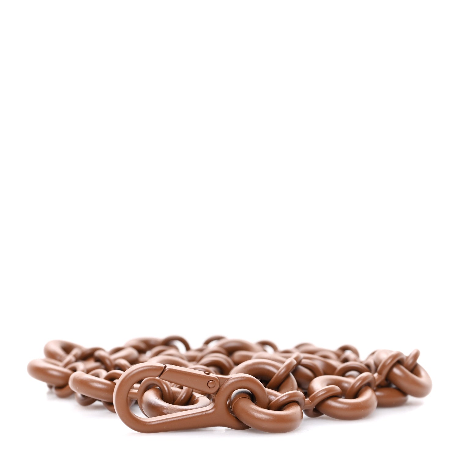 Loewe Brass Monochrome Donut Chain Shoulder Strap Pecan 1 of 4