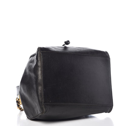 Chanel Lambskin CC Drawstring Shoulder Bag Black 5 of 11