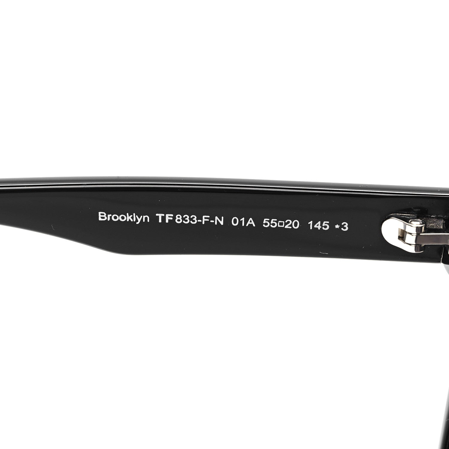 Tom Ford Square Brooklyn Sunglasses TF833-F-N Black 7 of 8