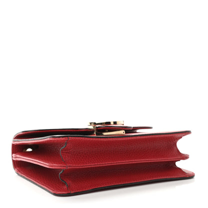 Gucci Dollar Calfskin Small Interlocking G Shoulder Bag Red 4 of 13