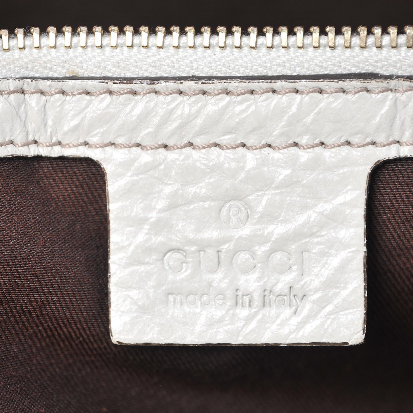 Monogram Medium Horsebit Nail Boston Off White