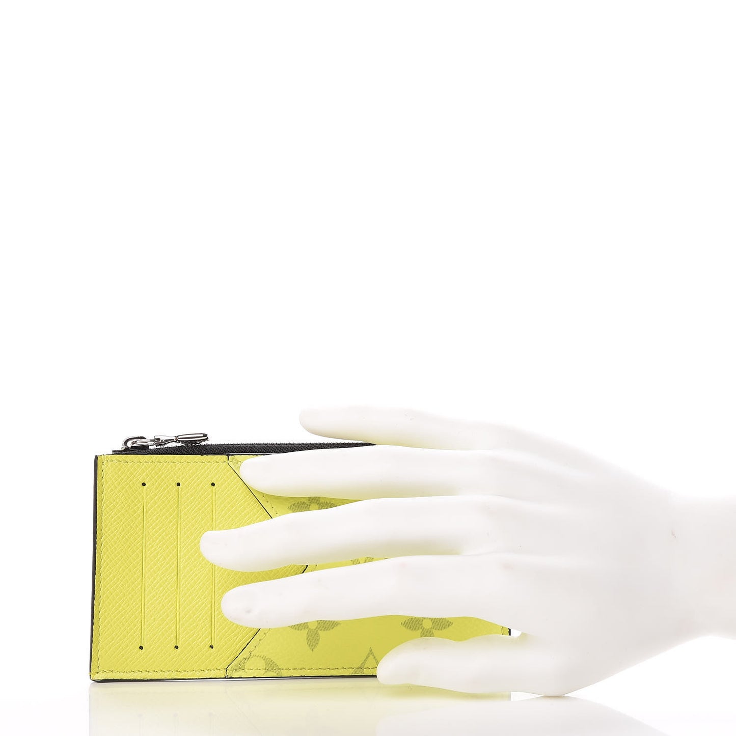 Monogram Taiga Coin Card Holder Yellow