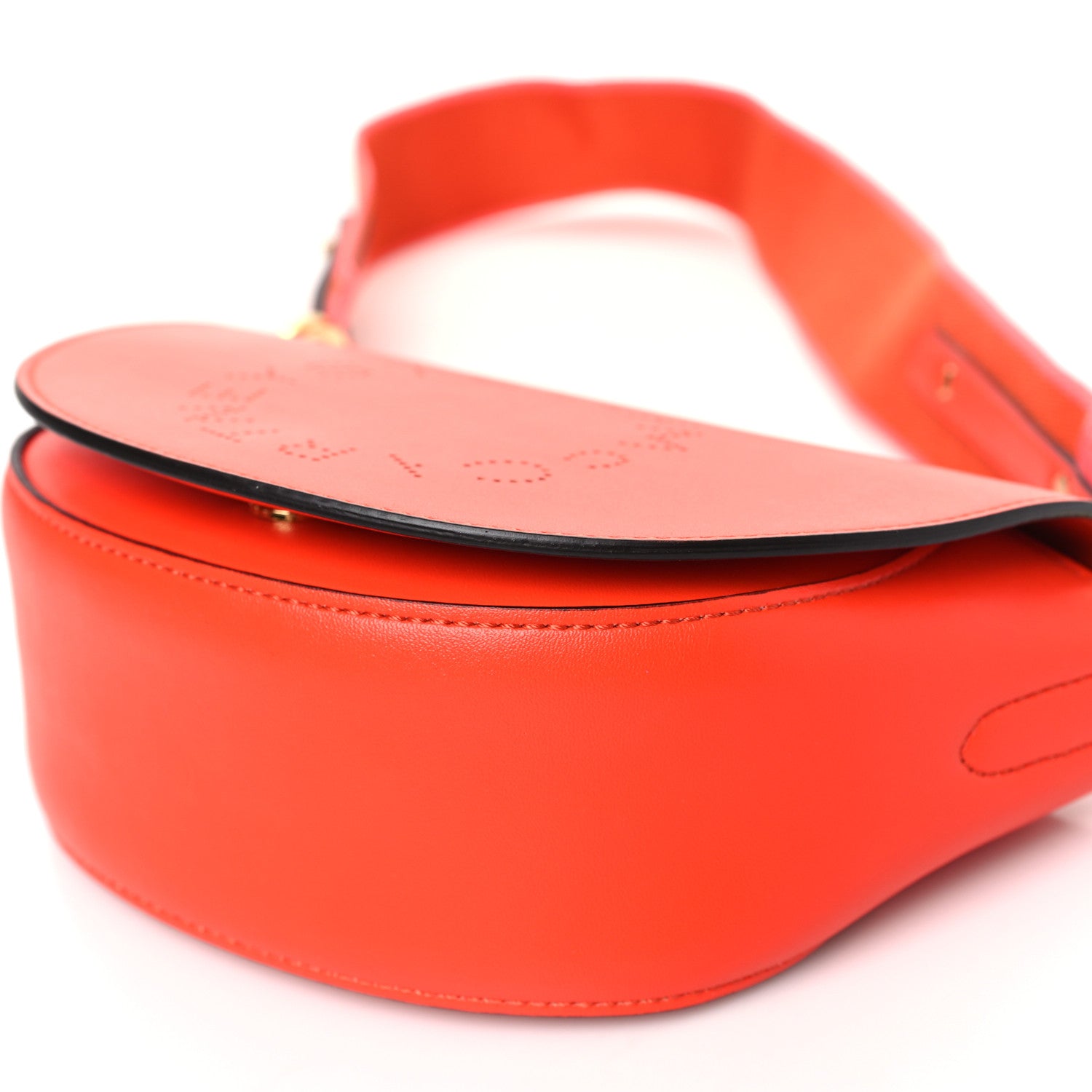 Stella McCartney Eco Soft Alter Nappa Perforated Logo Mini Marlee Flame 10 of 10