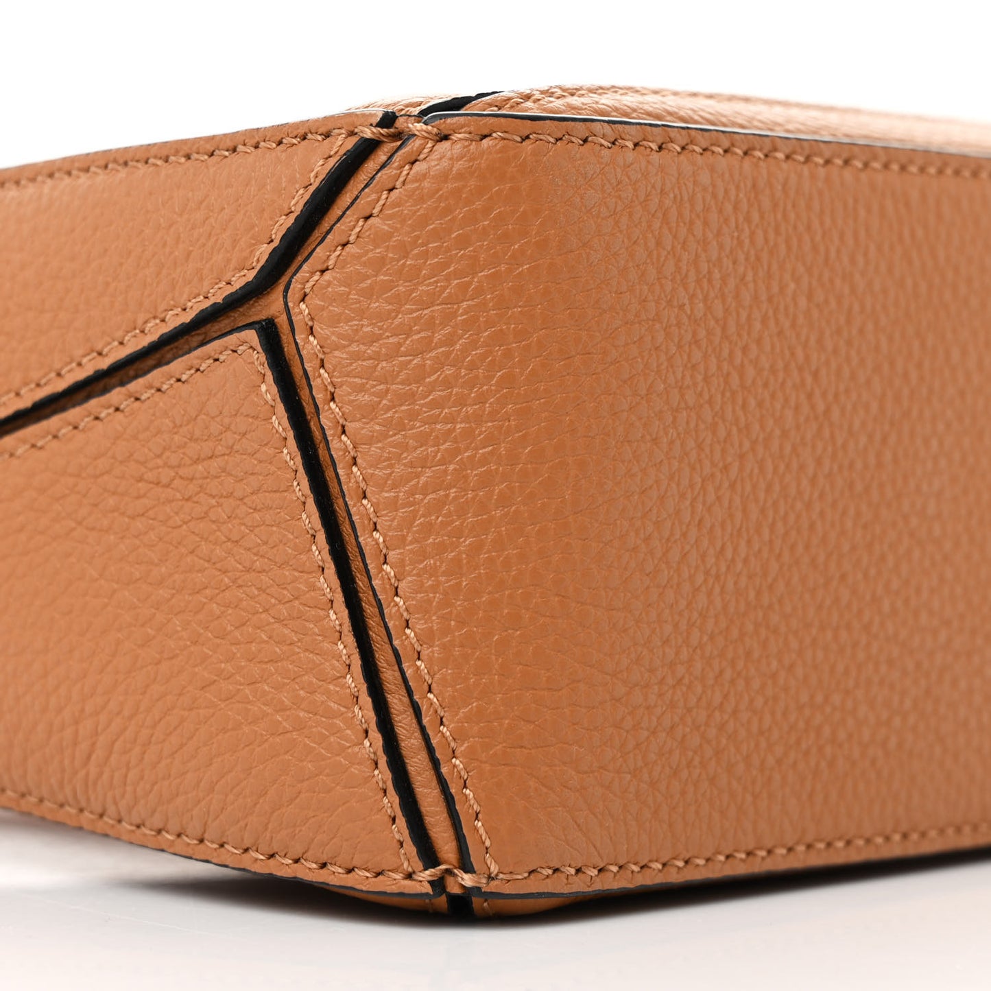 Calfskin Mini Puzzle Bag Tan
