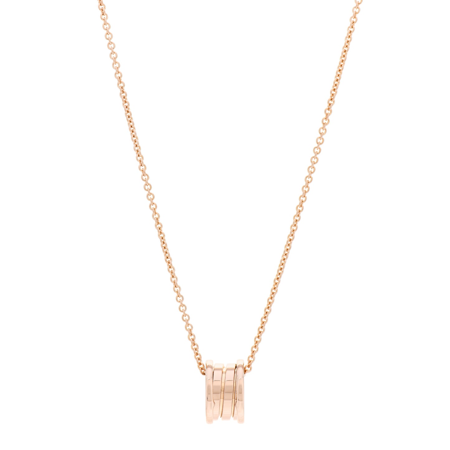 18K Rose Gold B.Zero1 Pendant Necklace