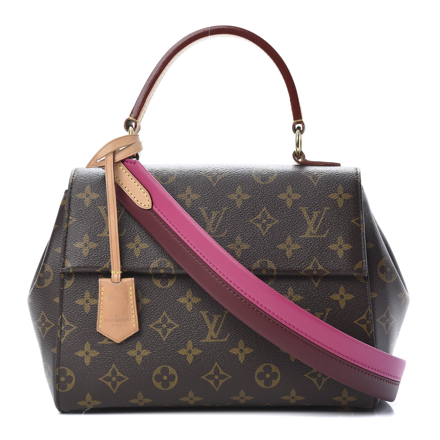 Monogram Cluny BB Bordeaux Fuchsia