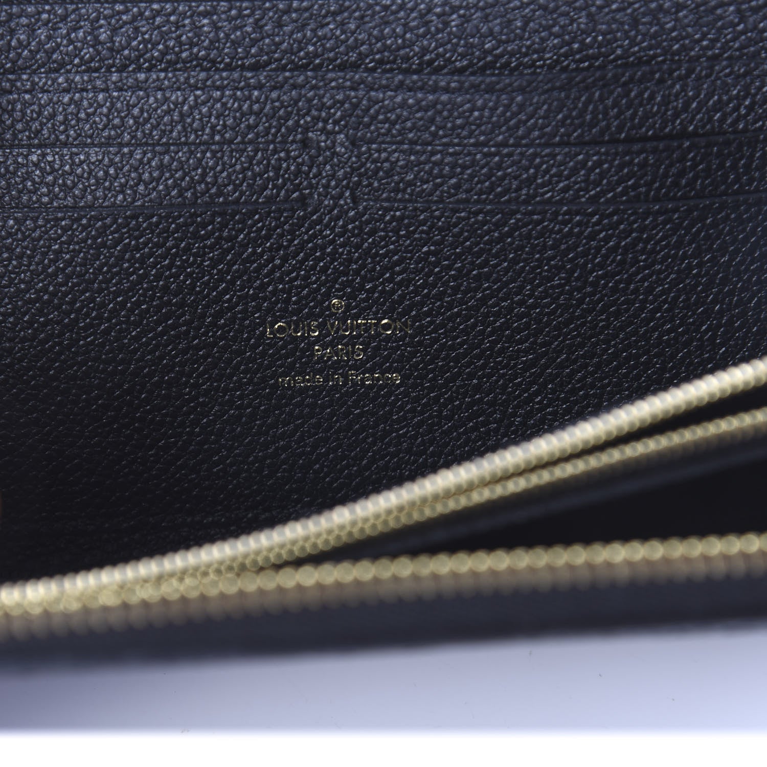 Louis Vuitton Empreinte Clemence Wallet Black 5 of 5