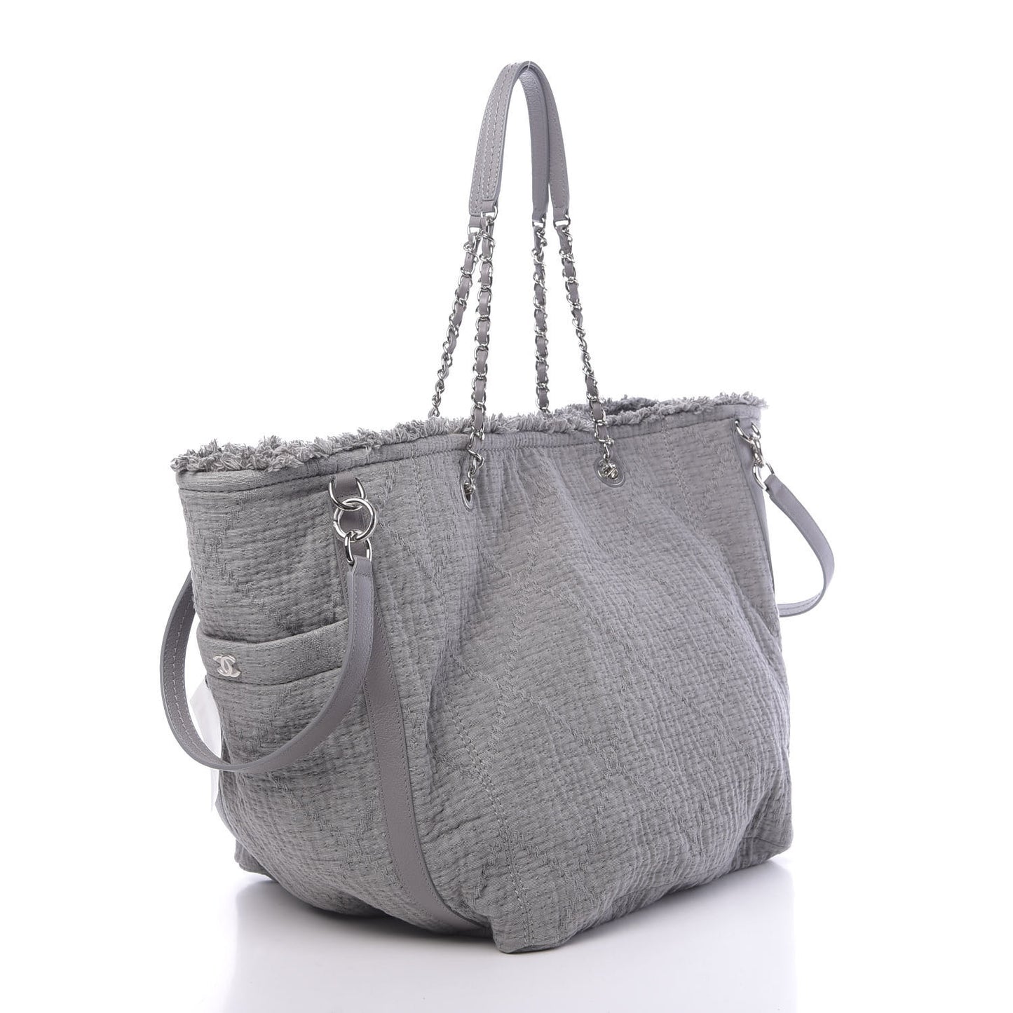 Canvas Small Double Face Tote Gray