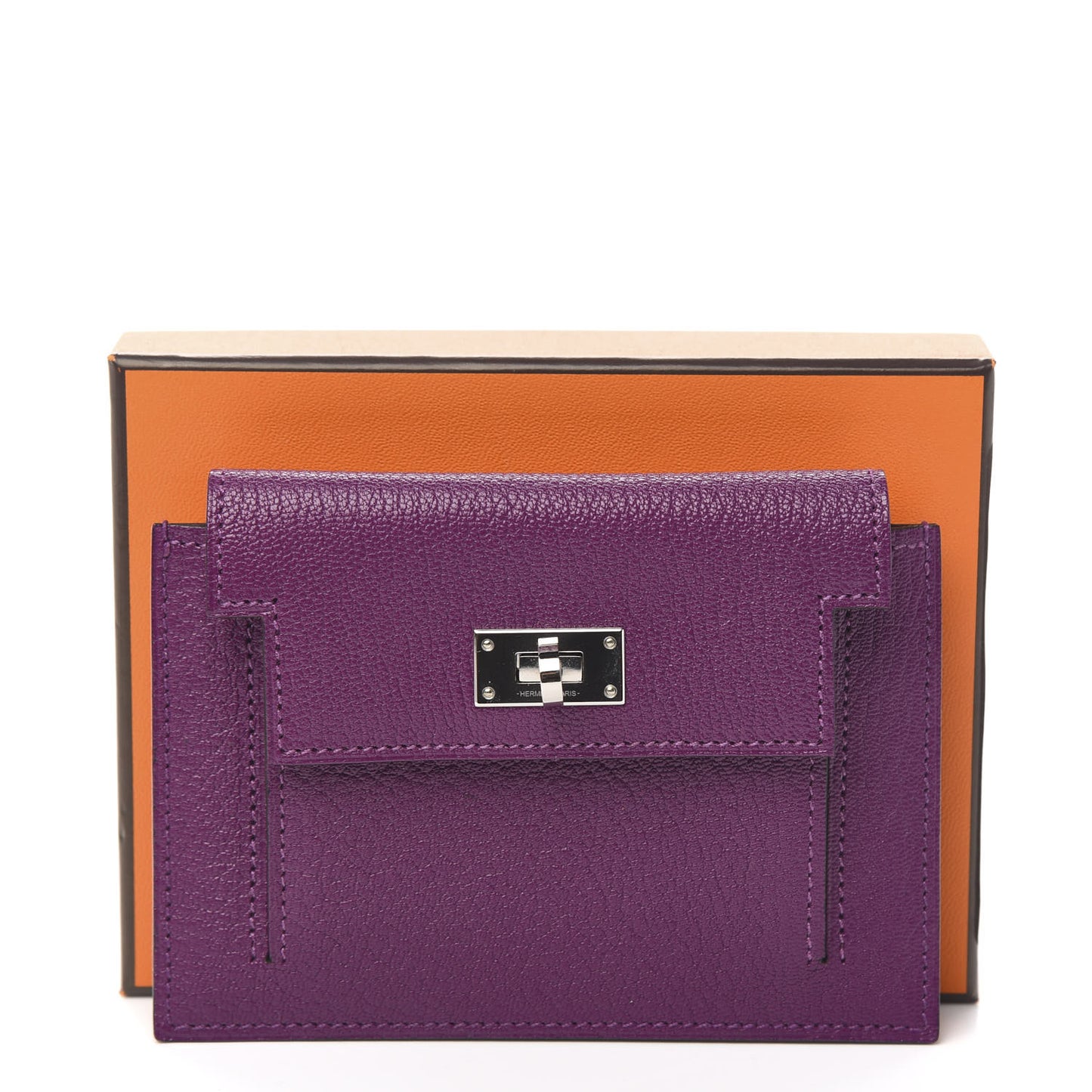 Chevre Mysore Kelly Pocket Compact Wallet Anemone