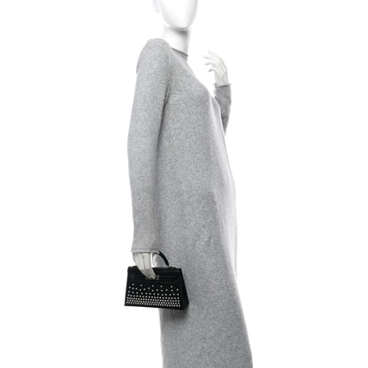 Hermes Box Studded Clouté Mini Kelly Sellier 20 Black 2 of 11
