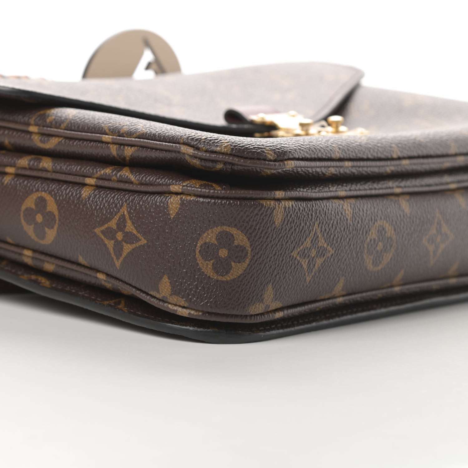 Louis Vuitton Monogram Braided Pochette Metis Safran 10 of 12