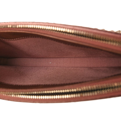 Chanel Goatskin Enamel Quilted Small Clutch With Chain Brown 5 of 10