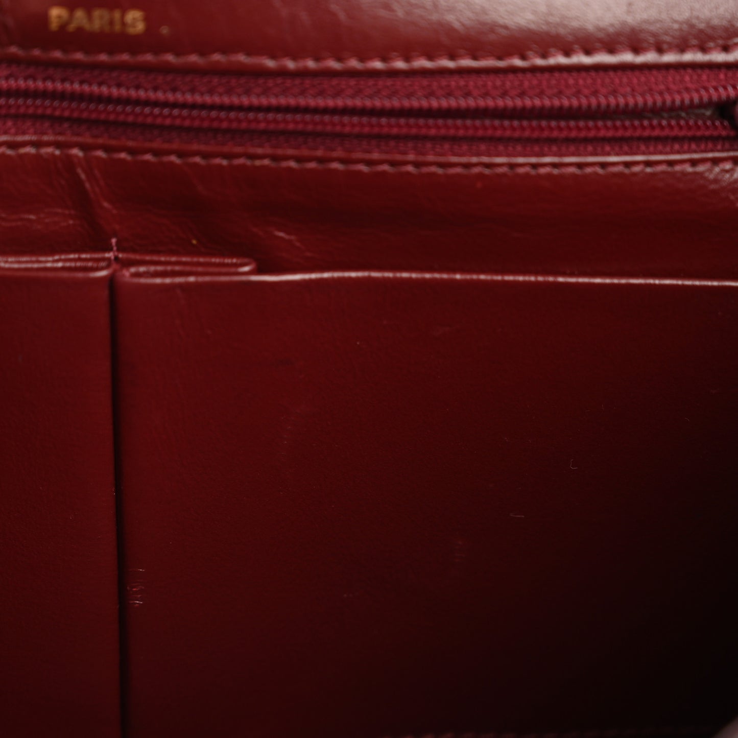 Lambskin Medium Double Flap Black