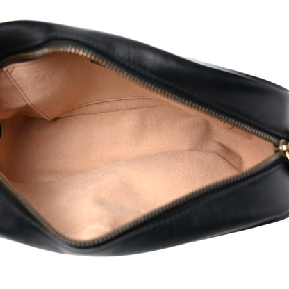 Gucci Calfskin Matelasse Small GG Marmont Chain Shoulder Bag Black 5 of 13