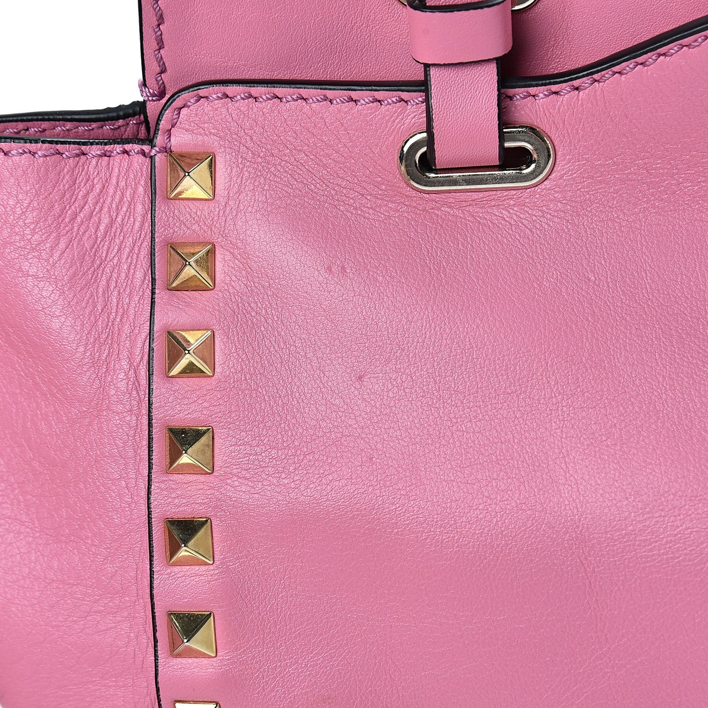 Vitello Small Rockstud Tote Ninphea