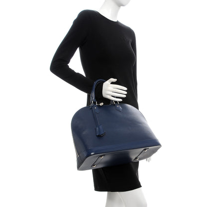 Louis Vuitton Epi Alma GM Indigo 2 of 11