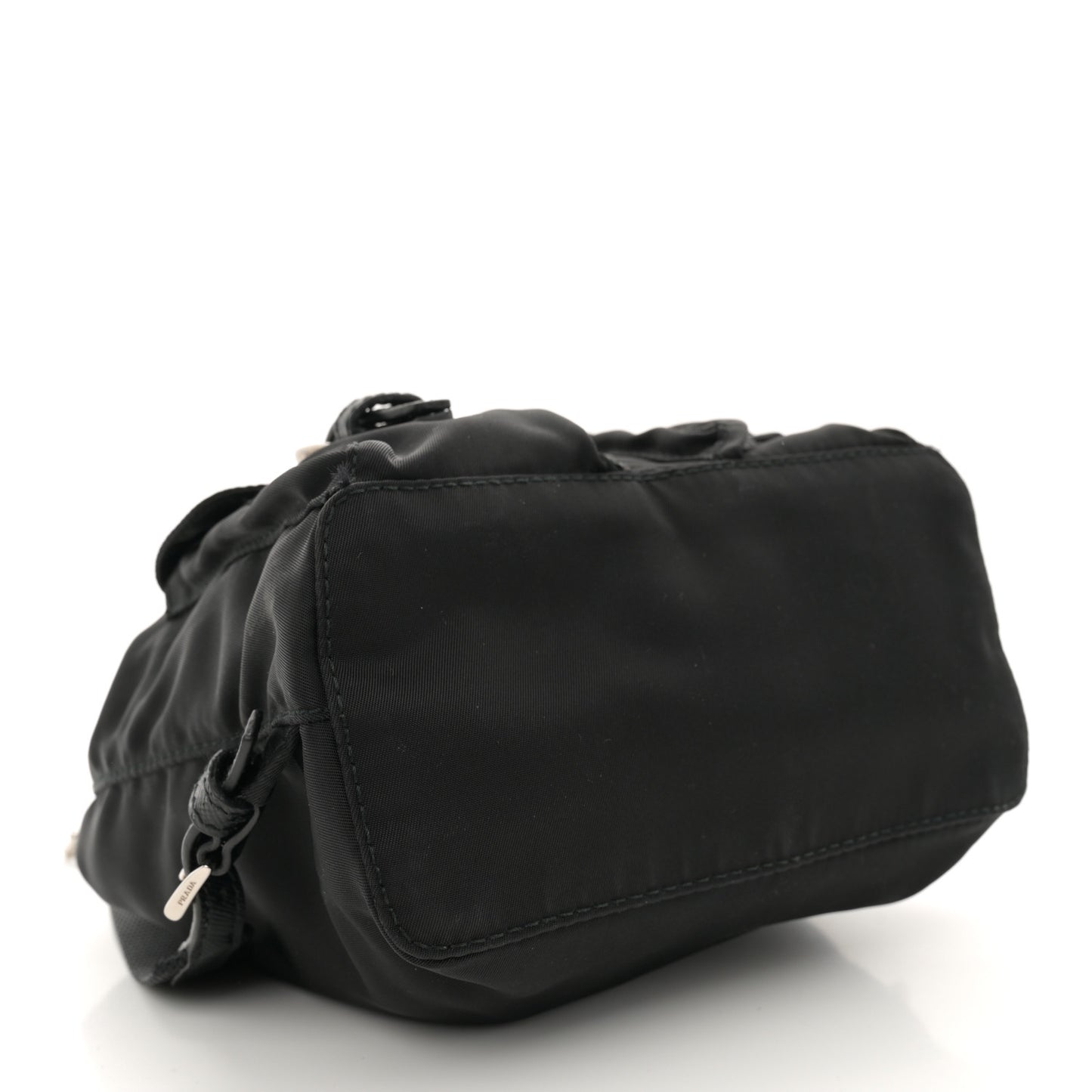 Nylon Vela Mini Crossbody Backpack Black