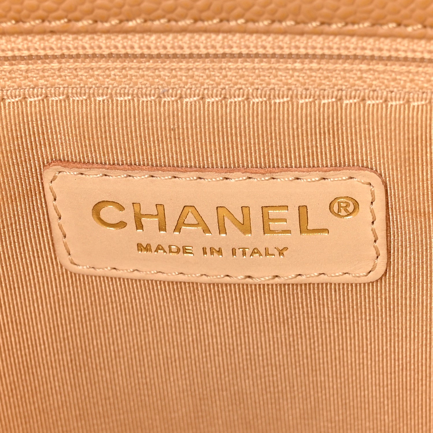 Chanel Caviar Quilted Grand Shopping Tote GST Beige 6 of 10
