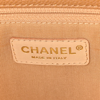 Chanel Caviar Quilted Grand Shopping Tote GST Beige 6 of 10