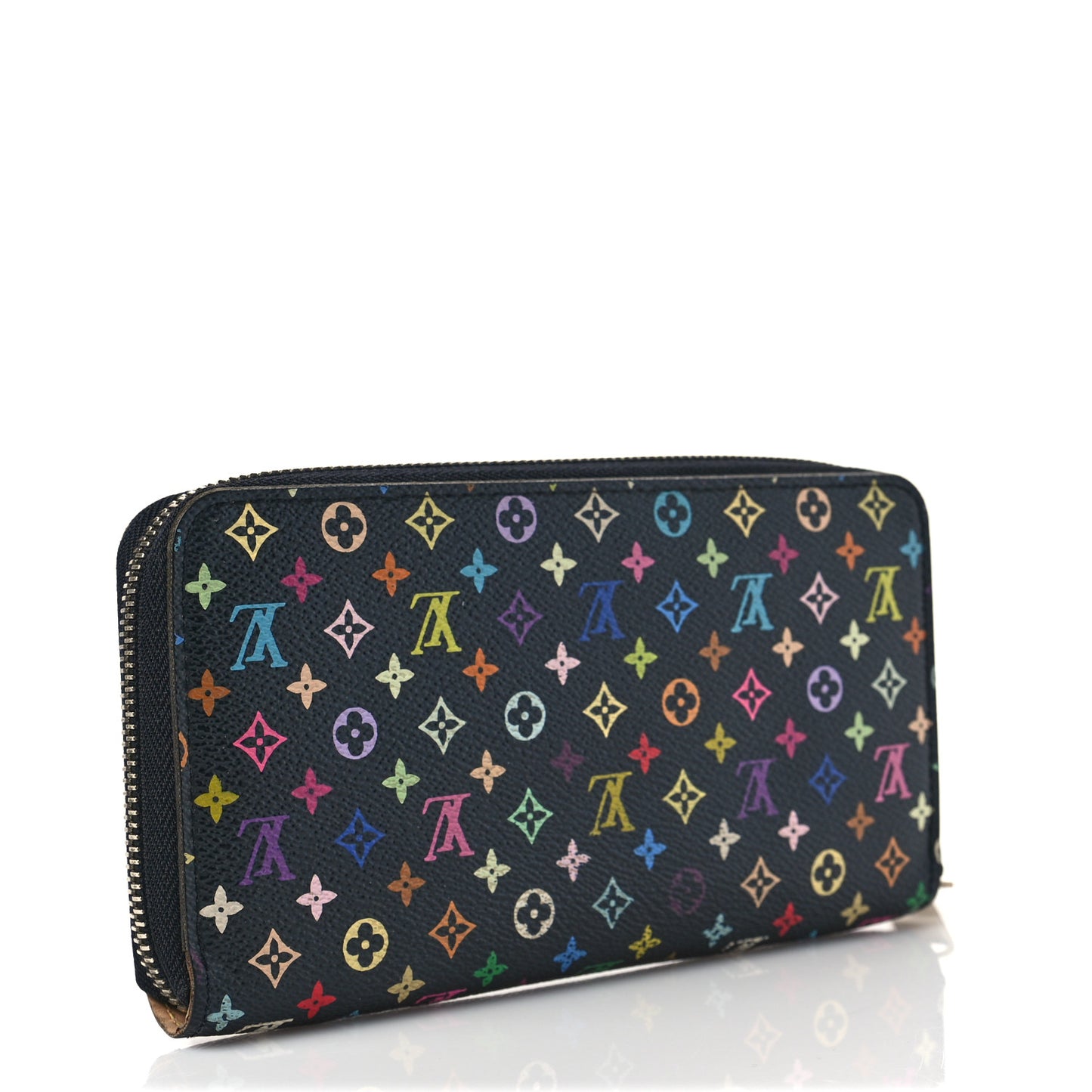 Monogram Multicolor Zippy Wallet Black