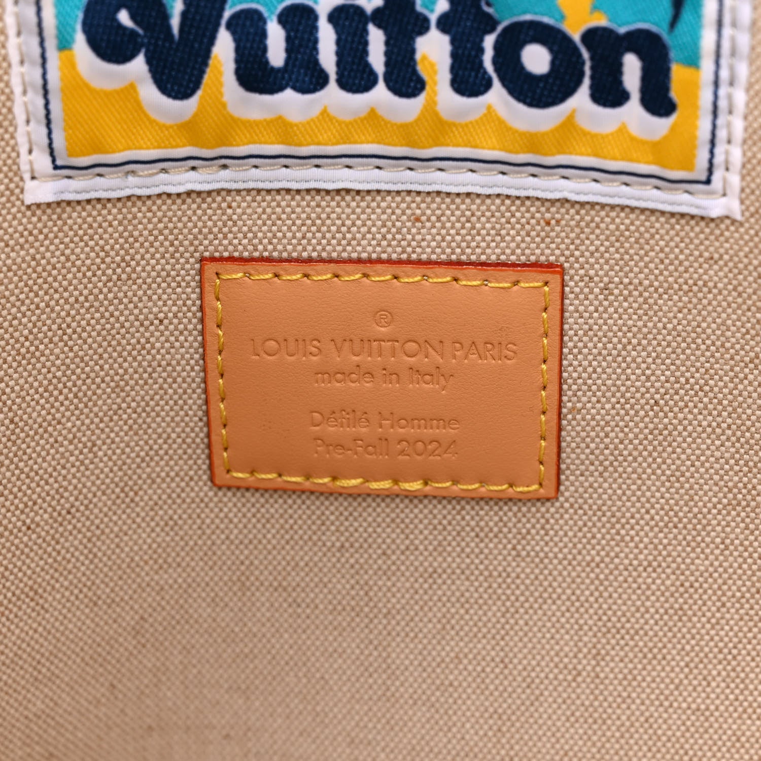 Louis Vuitton Monogram Surfin' Sac Plat 24H Navy Blue 6 of 10