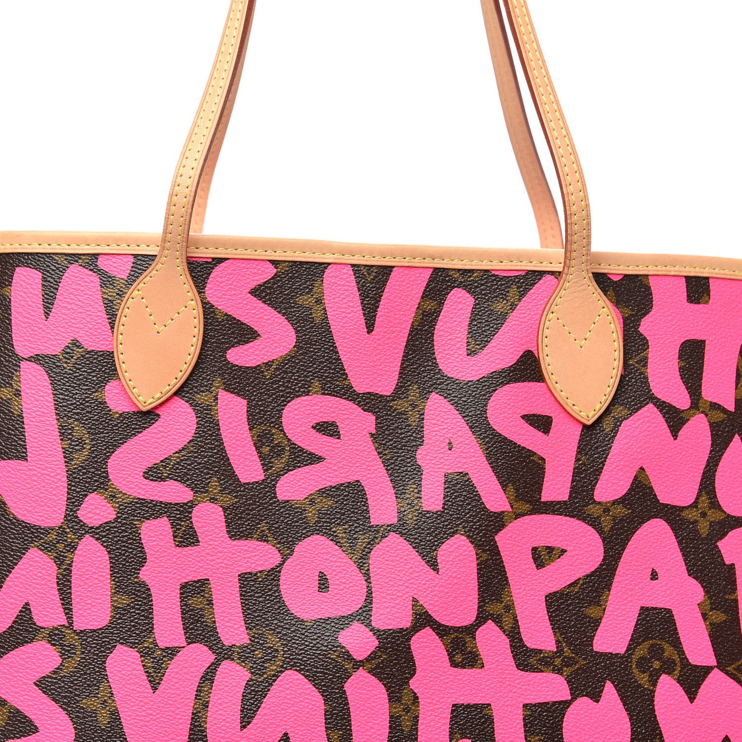Monogram Graffiti Neverfull GM Fuchsia