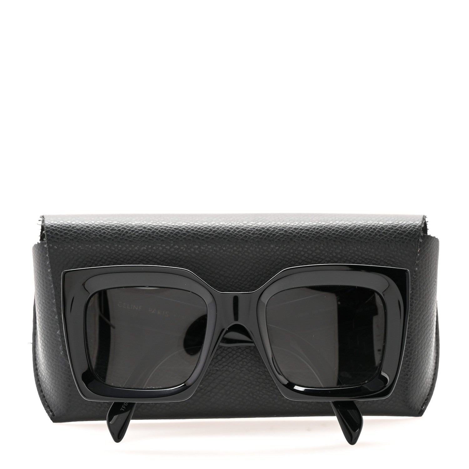 Celine Acetate Square Sunglasses CL401301 Black 7 of 7