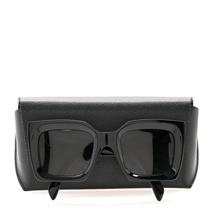 Celine Acetate Square Sunglasses CL401301 Black 7 of 7