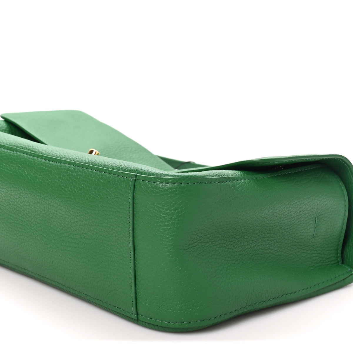 Chanel Grained Calfskin Small Souplissimo Maxi Flap Green 10 of 11