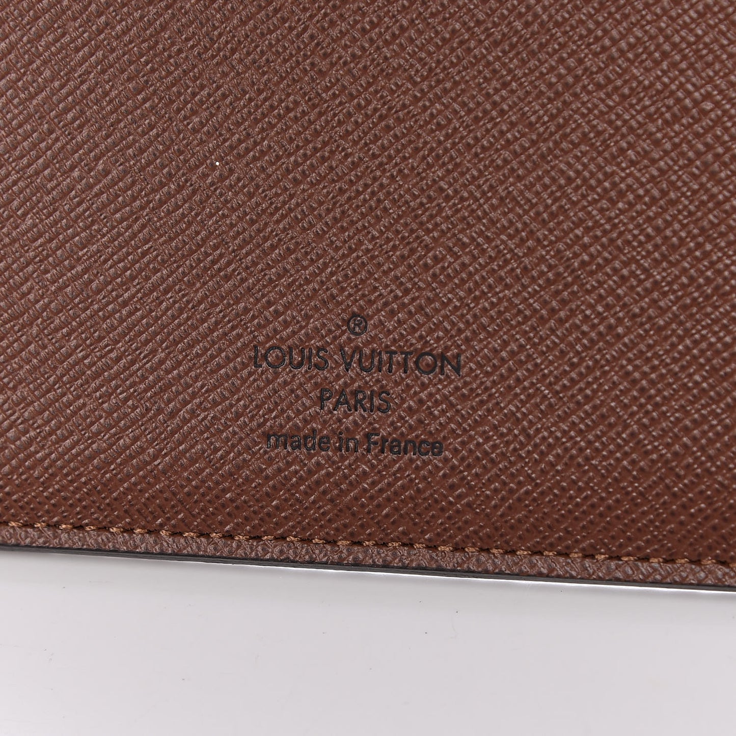Monogram Desk Agenda Cover
