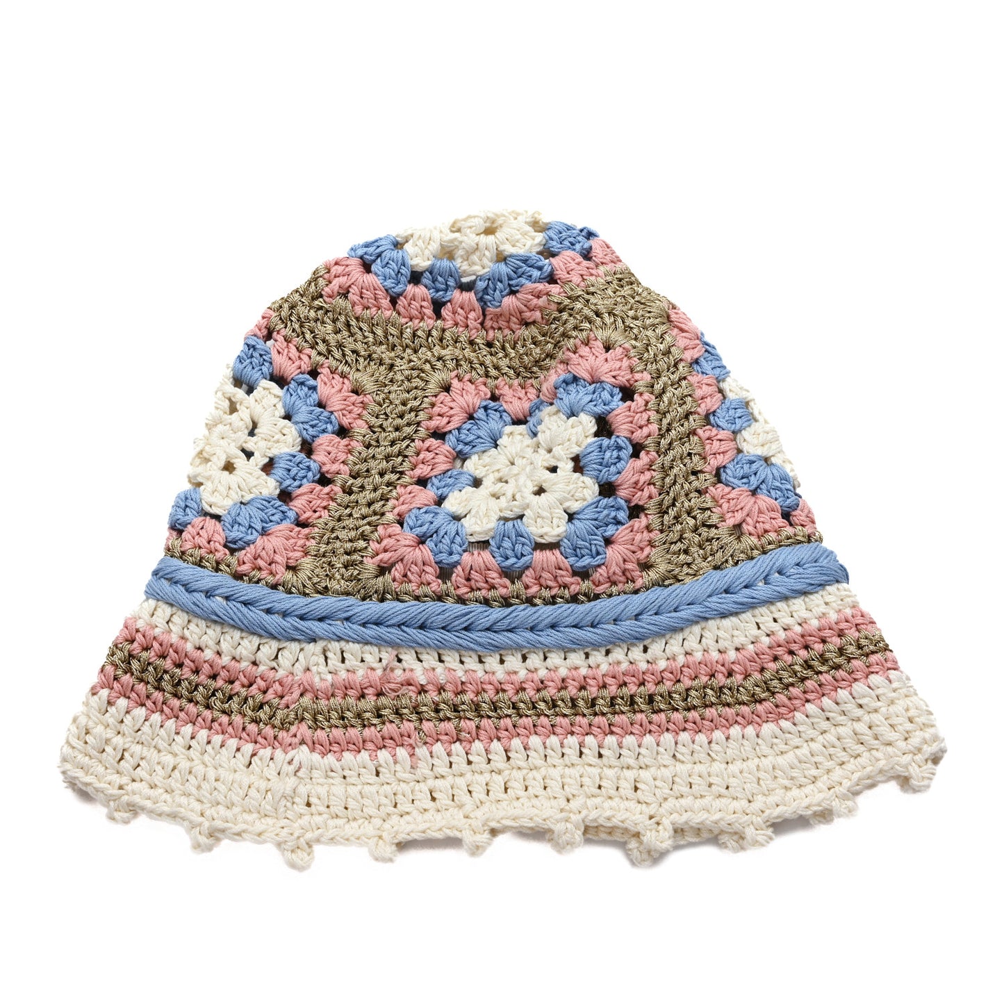 Cotton Crochet GG Lovelight Bucket Hat M Multicolor