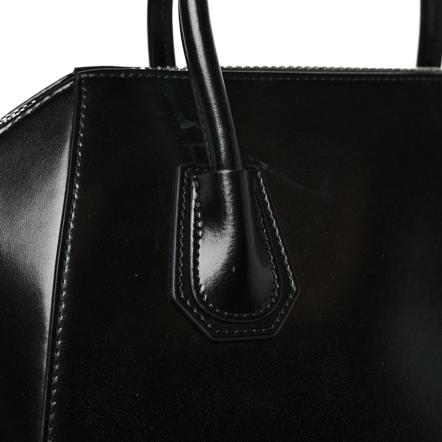 Givenchy Shiny Lord Calfskin Small Antigona Black 10 of 10