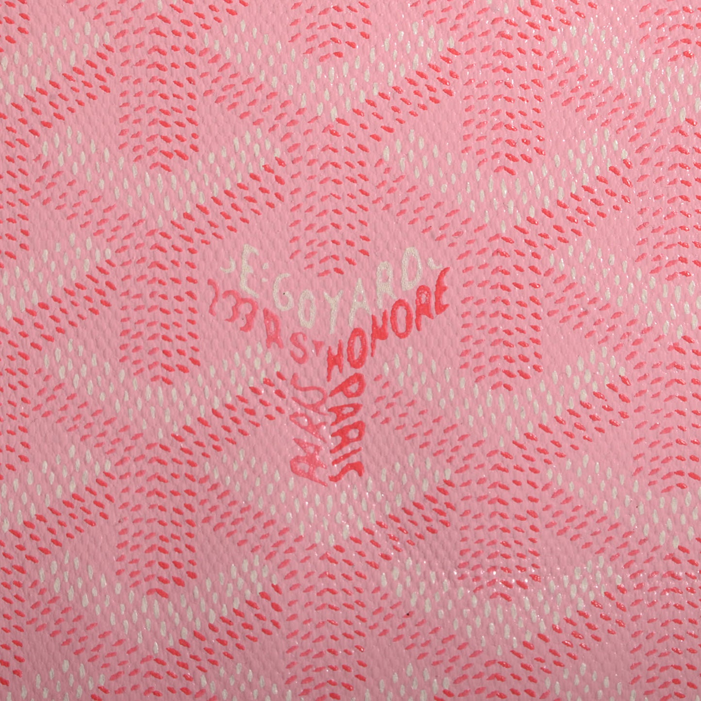 Goyardine Saint Jeanne MM Bowler Pink