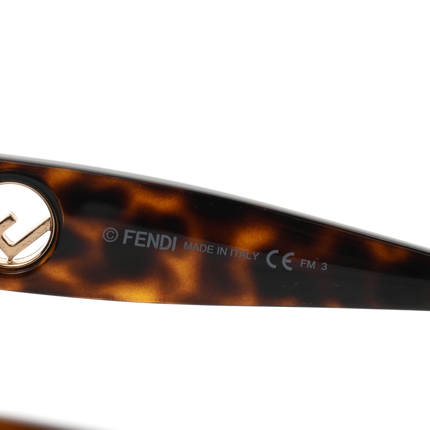 Fendi Acetate F is Fendi Cat Eye Sunglasses FF 0360/G/S Havana 5 of 7