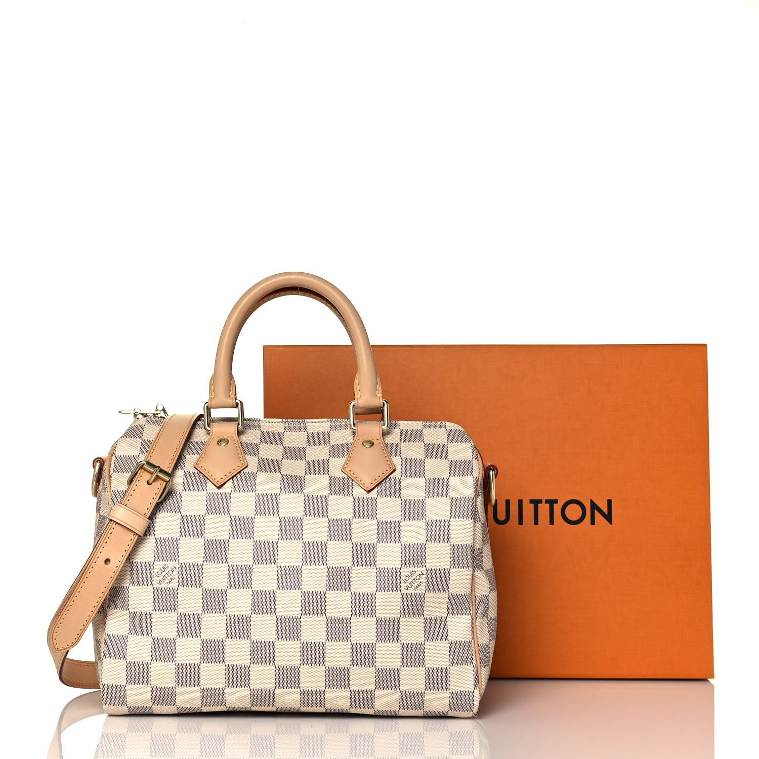 Louis Vuitton Damier Azur Speedy Bandouliere 25 12 of 12