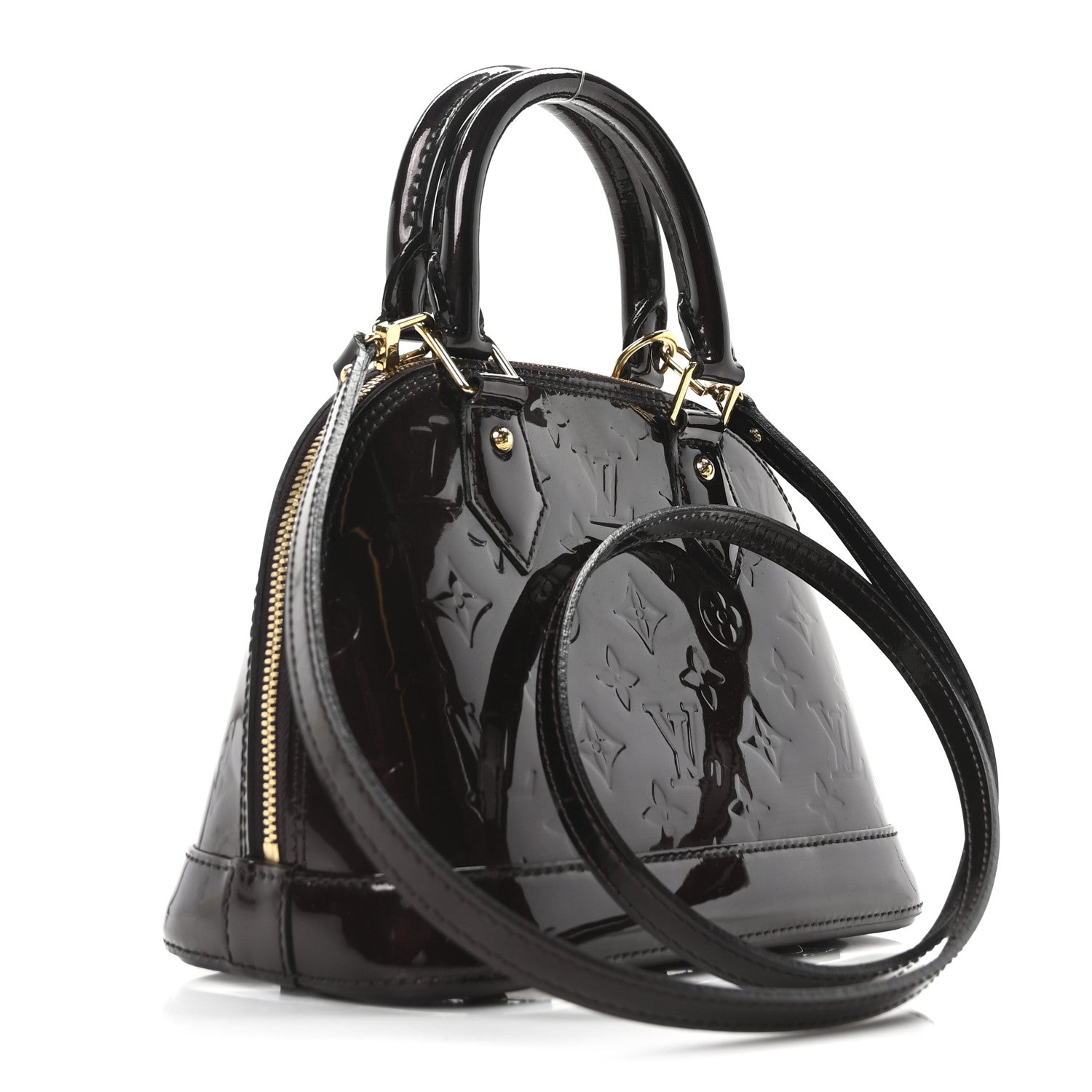 Louis Vuitton Vernis Alma BB Amarante 3 of 9