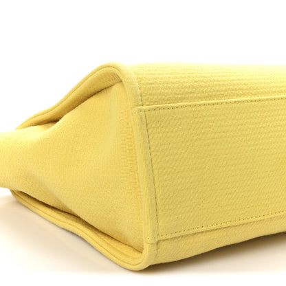 Chanel Mixed Fibers Small Deauville Tote Yellow 9 of 10