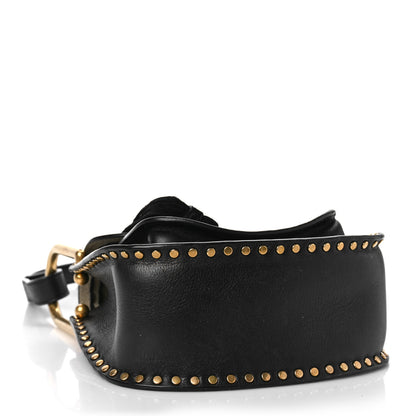Chloe Calfskin Braided Mini Hudson Shoulder Bag Black 4 of 9