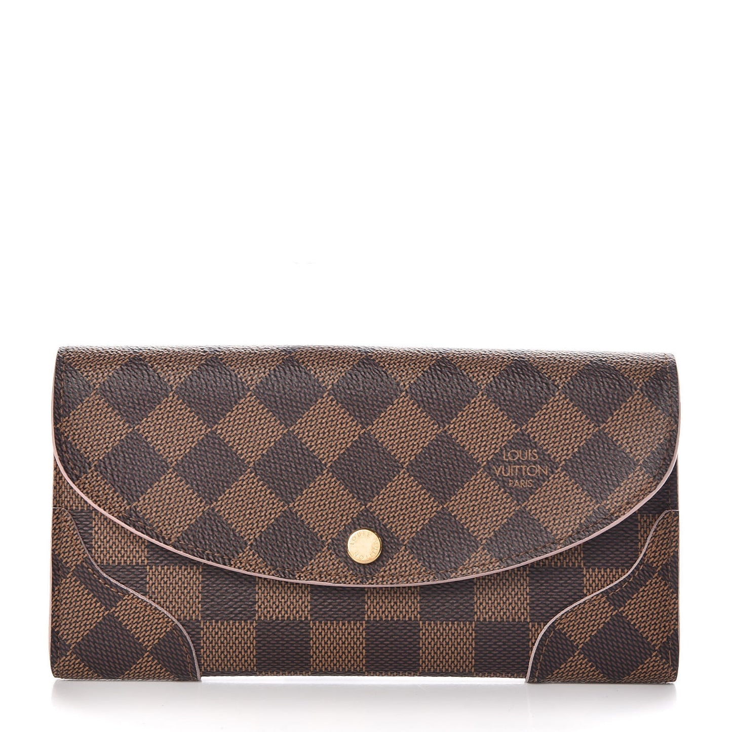 Damier Ebene Caissa Wallet Rose Ballerine