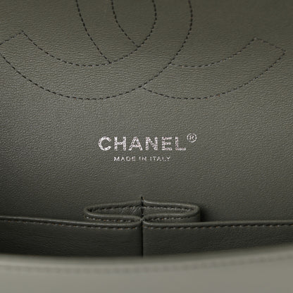Chanel Patent Quilted Jumbo Double Flap Light Green 6 of 11