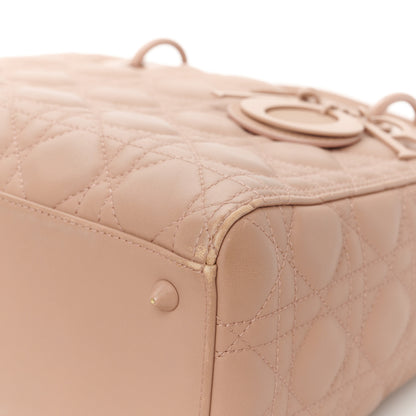 Christian Dior Ultra Matte Calfskin Cannage Medium Lady Dior Beige 15 of 16