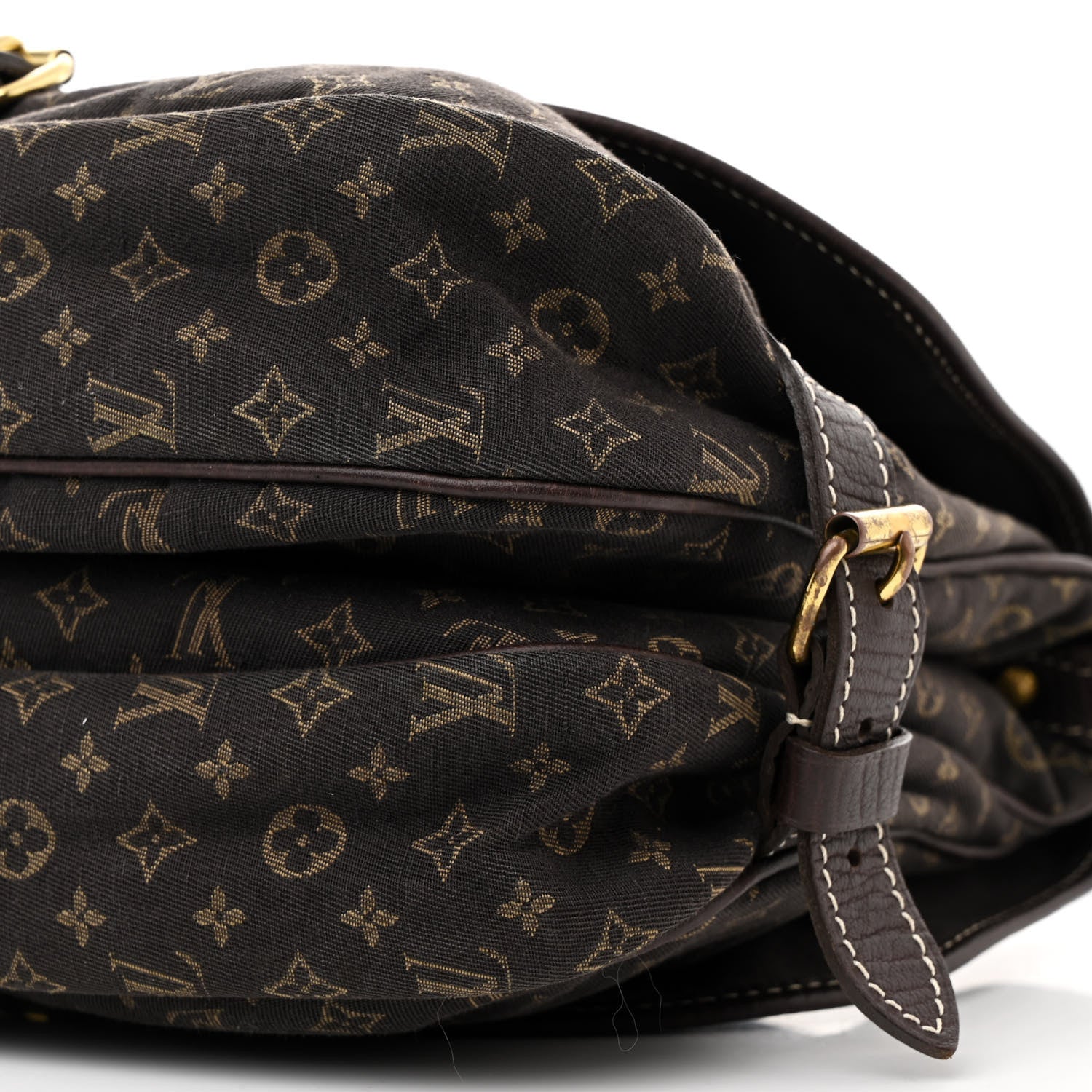Louis Vuitton Monogram Mini Lin Saumur Ebene 10 of 11