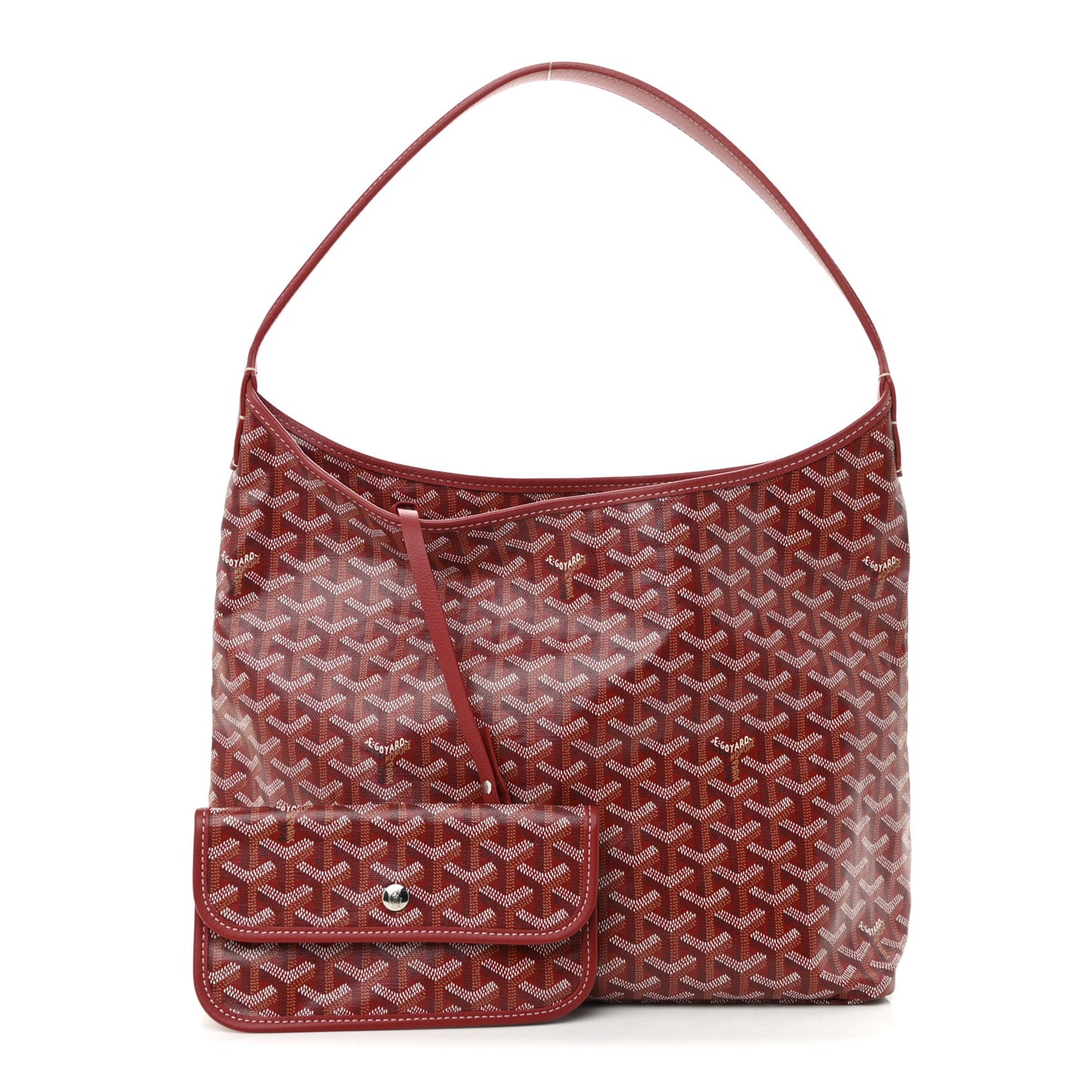 Goyardine Boheme Hobo Red