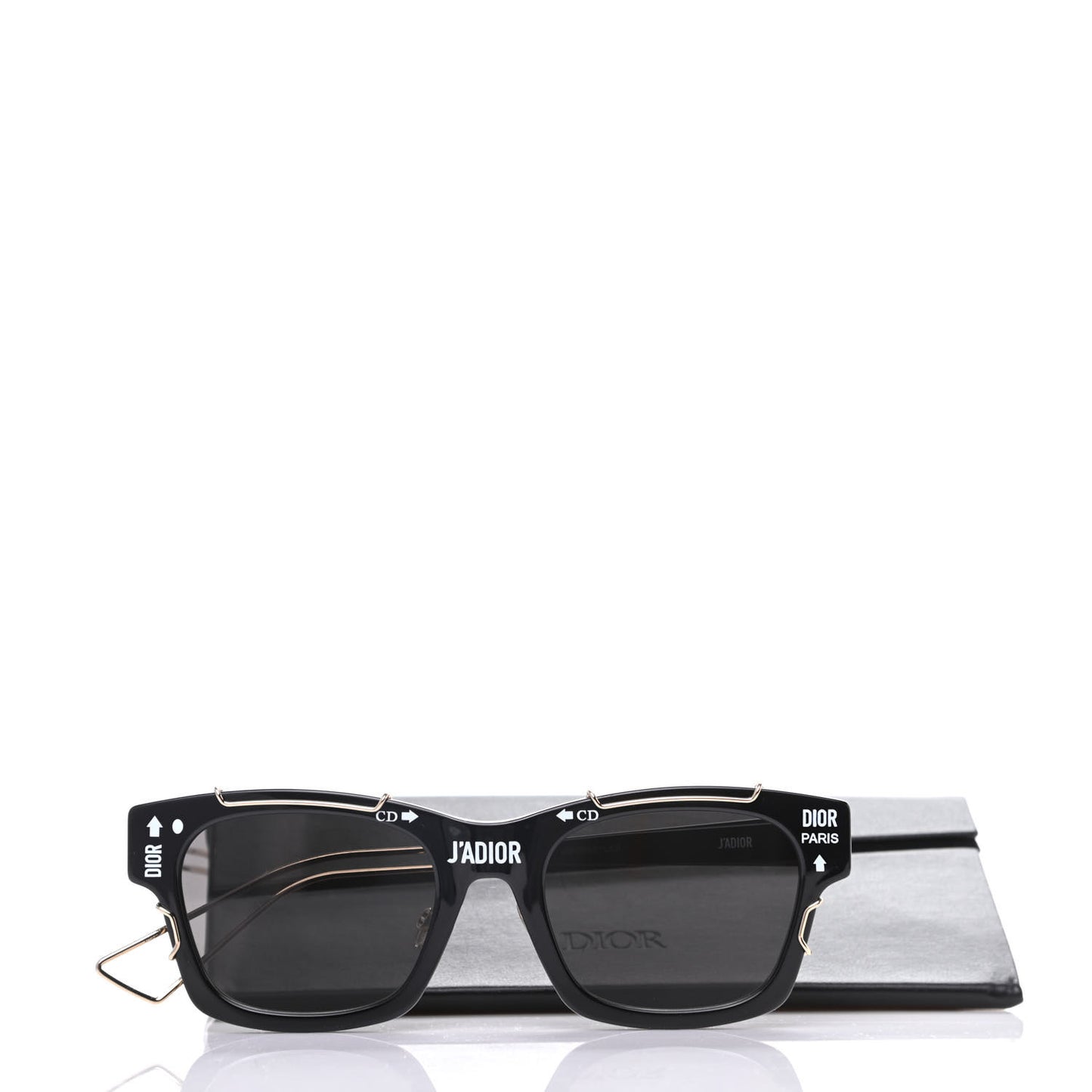 Acetate J'adior Sunglasses Black