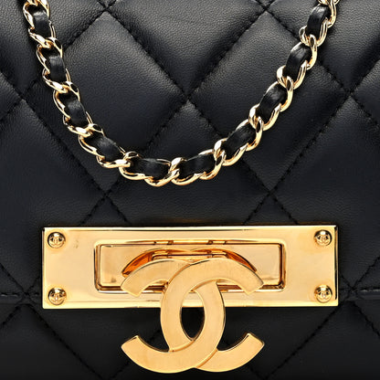 Chanel Lambskin Quilted Golden Class Wallet on Chain WOC Black 8 of 10