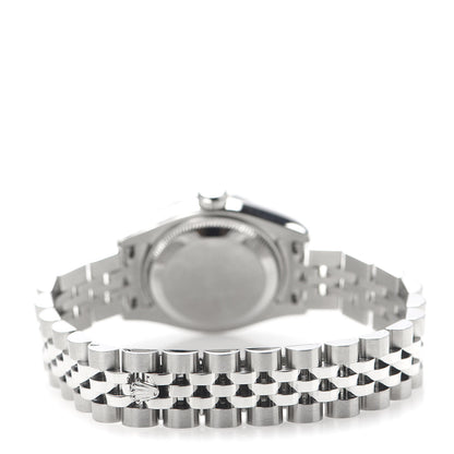 Rolex Stainless Steel 18K White Gold 26mm Oyster Perpetual Datejust Watch Silver 179174 4 of 6