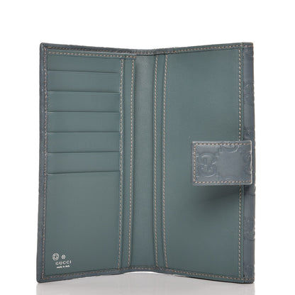 Gucci Guccissima Continental Flap Wallet Blue 5 of 8