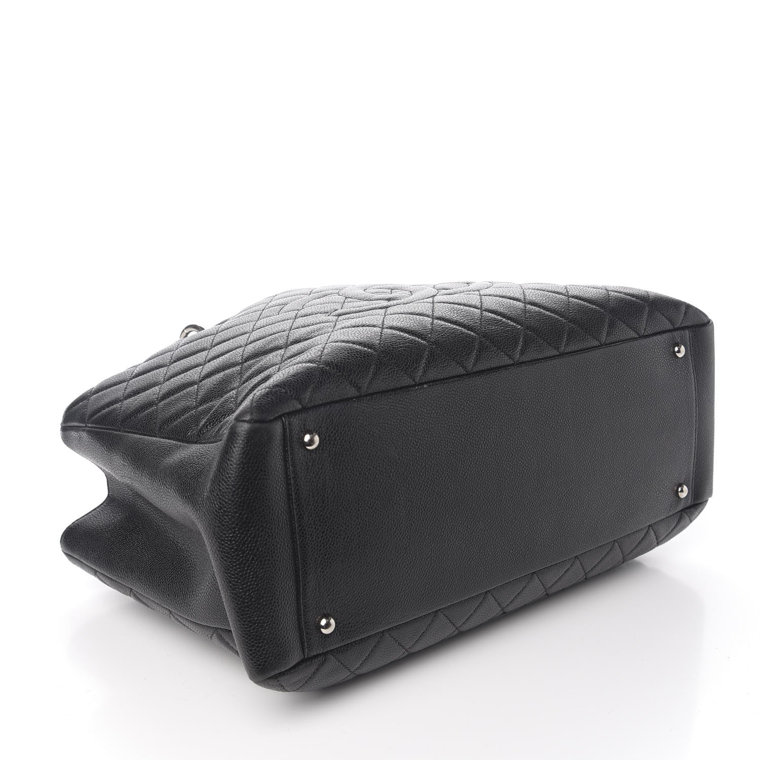 Chanel Caviar Quilted XL Grand Shopping Tote GST Black 6 of 20